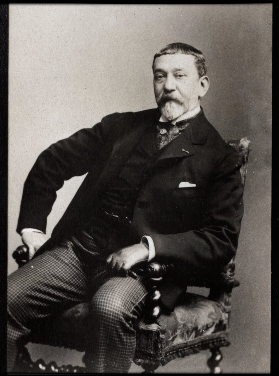 Portrett av Ferdinand Roybet (1840-1920), fransk maler og etser. av French Photographer