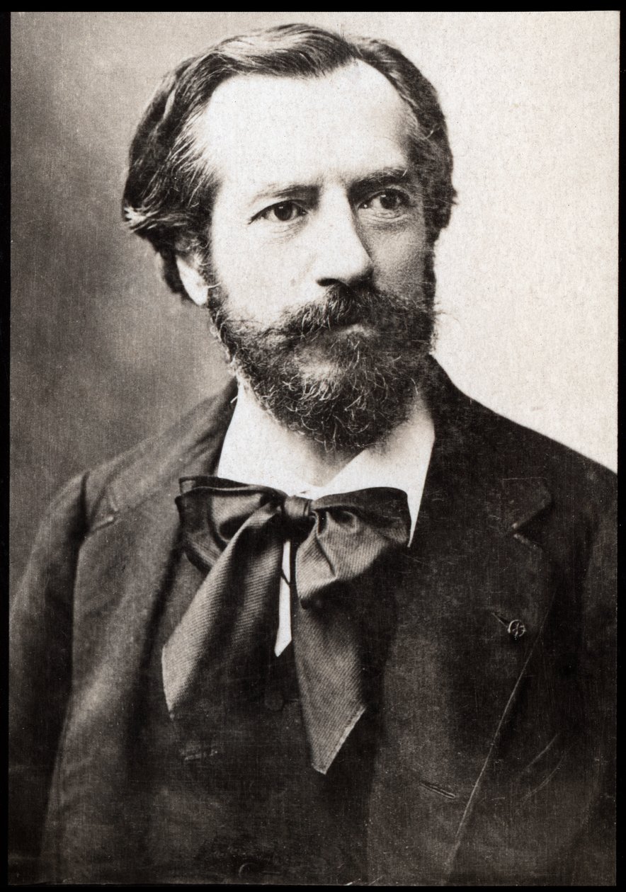 Portrett av Frederic Auguste Bartholdi (1834-1904), fransk billedhugger. av French Photographer