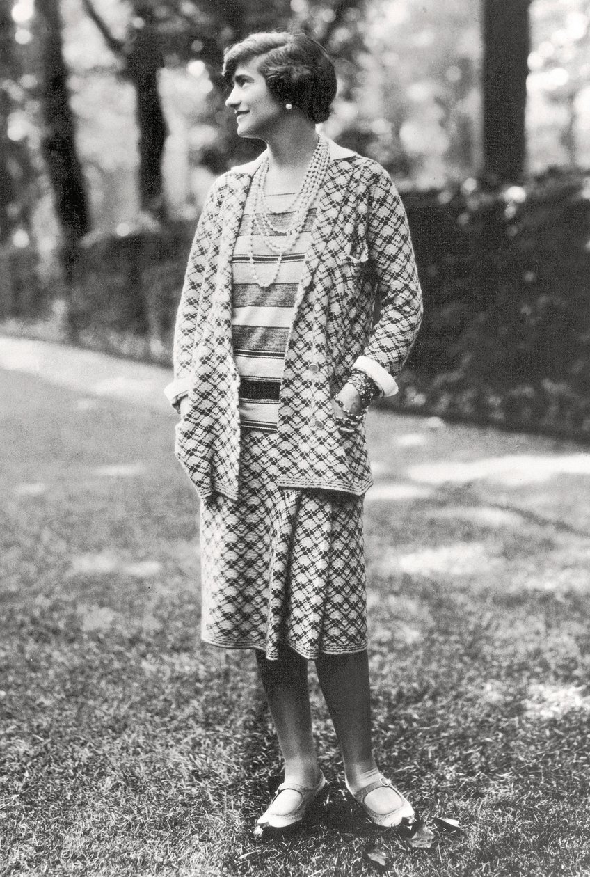 Portrett av Gabrielle Coco Chanel, 1929 av French Photographer
