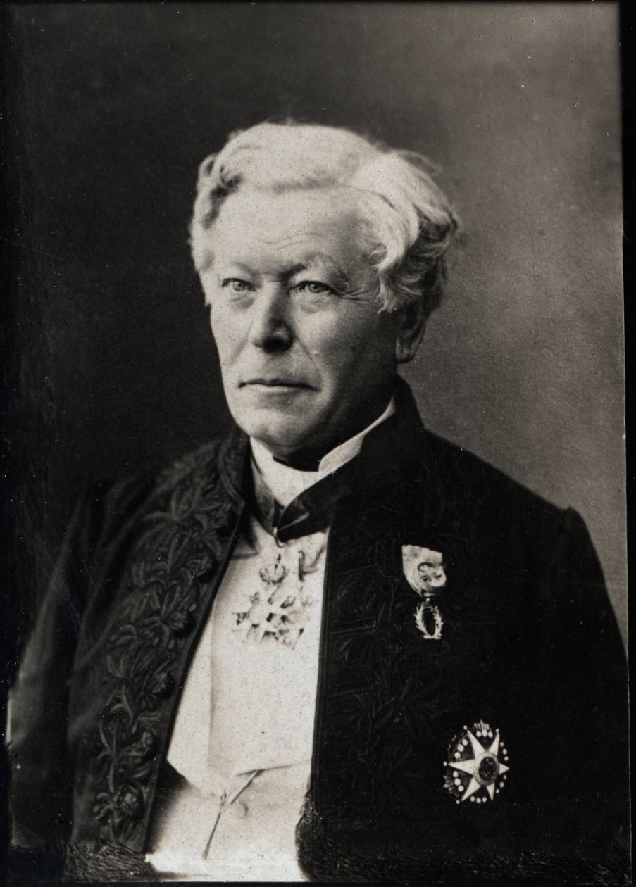 Portrett av Herve Auguste Faye (1814-1902), fransk astronom. av French Photographer