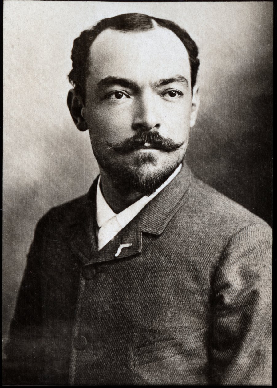 Portrett av Leon Marais (1853-1891), fransk skuespiller. av French Photographer