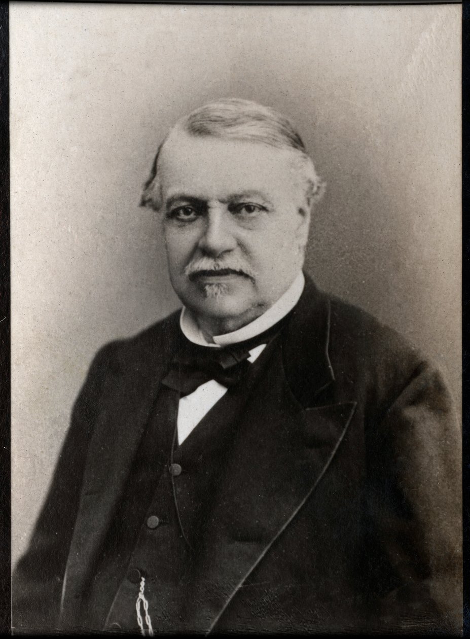 Portrett av Leon Say (1826-1896), fransk statsmann og økonom. av French Photographer