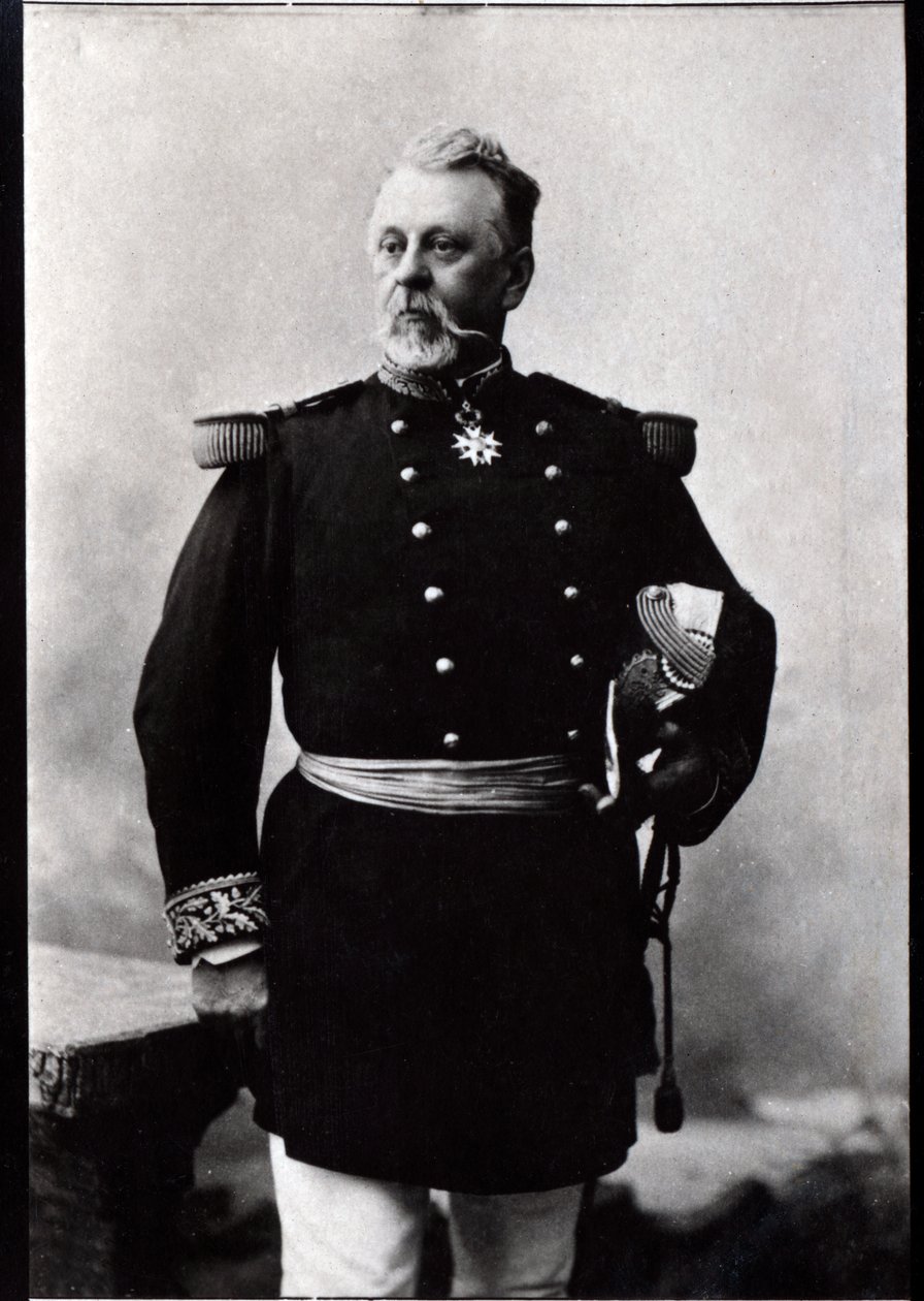 Portrett av Leon de Poilloue de Saint Mars (1832-1897), fransk general. av French Photographer