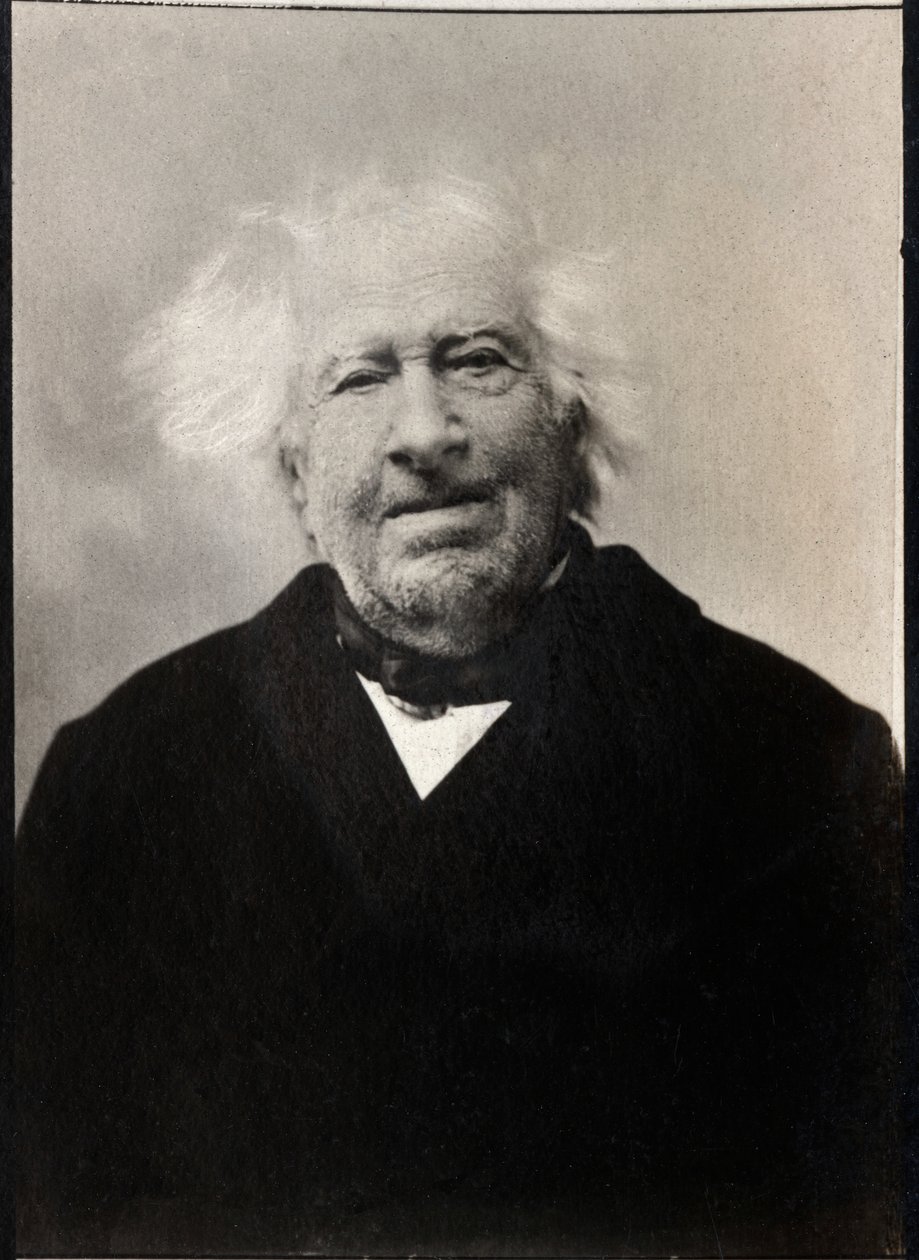 Portrett av Michel Eugene Chevreul (1786-1889), fransk kjemiker. av French Photographer