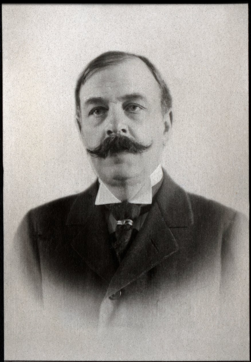 Portrett av Octave Mirbeau (1848-1917), fransk forfatter. av French Photographer