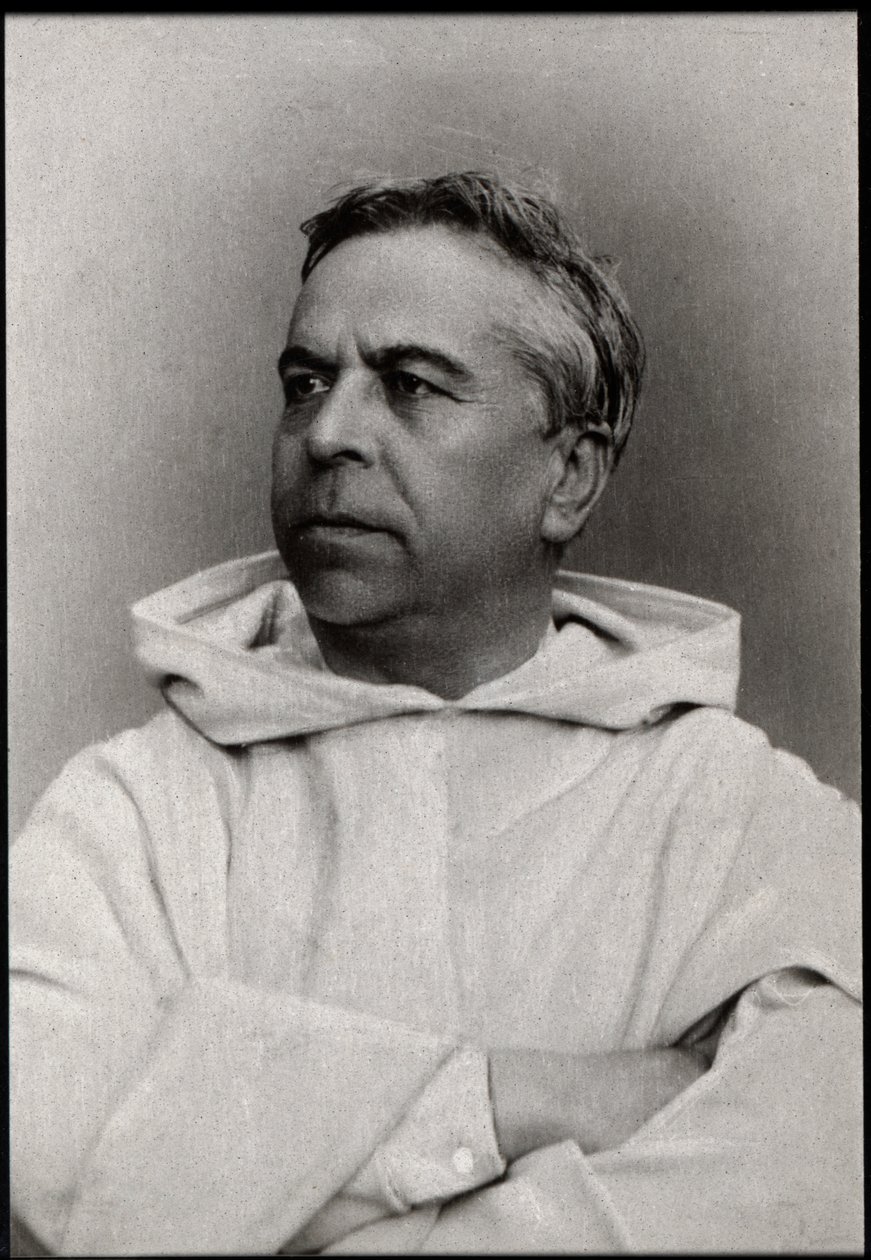 Portrett av Pere Henri Didon (1840-1900), fransk dominikansk predikant, forfatter og pedagog. av French Photographer