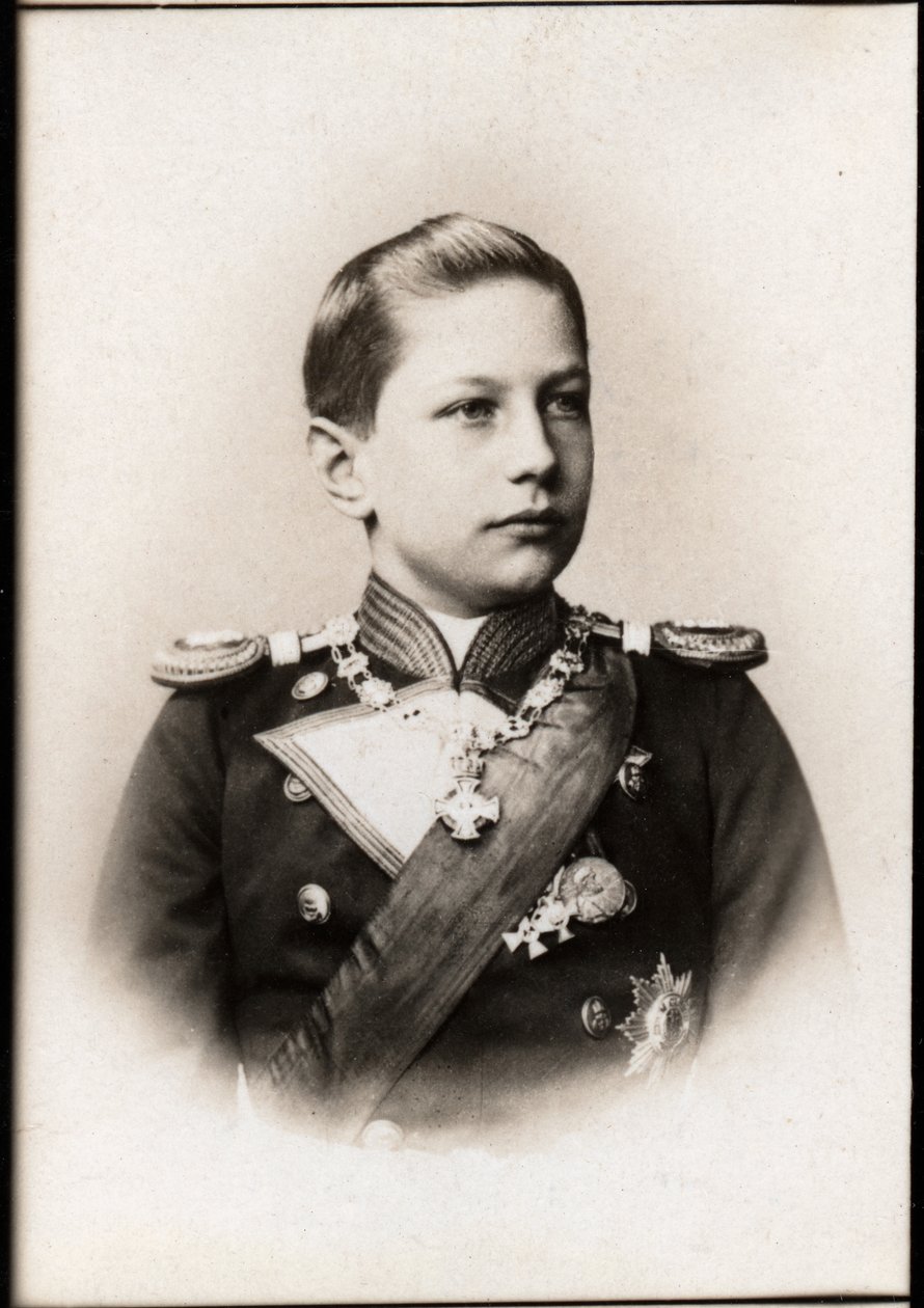 Portrett av prins Adalbert av Preussen (1884-1948) av French Photographer