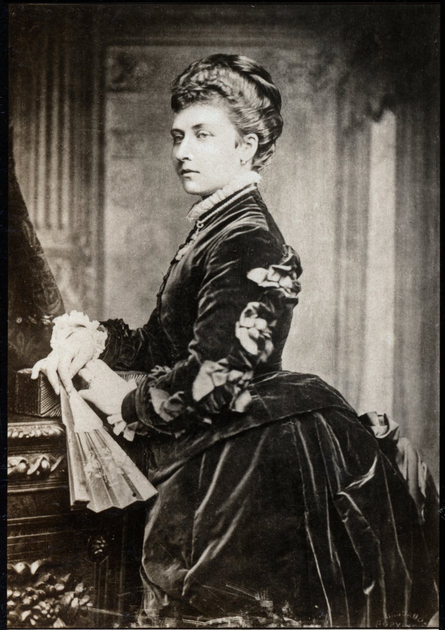 Portrett av prinsesse Louise (1848-1939). av French Photographer