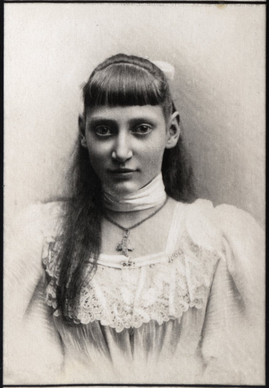 Portrett av prinsesse Thyra av Danmark (1880-1945). av French Photographer