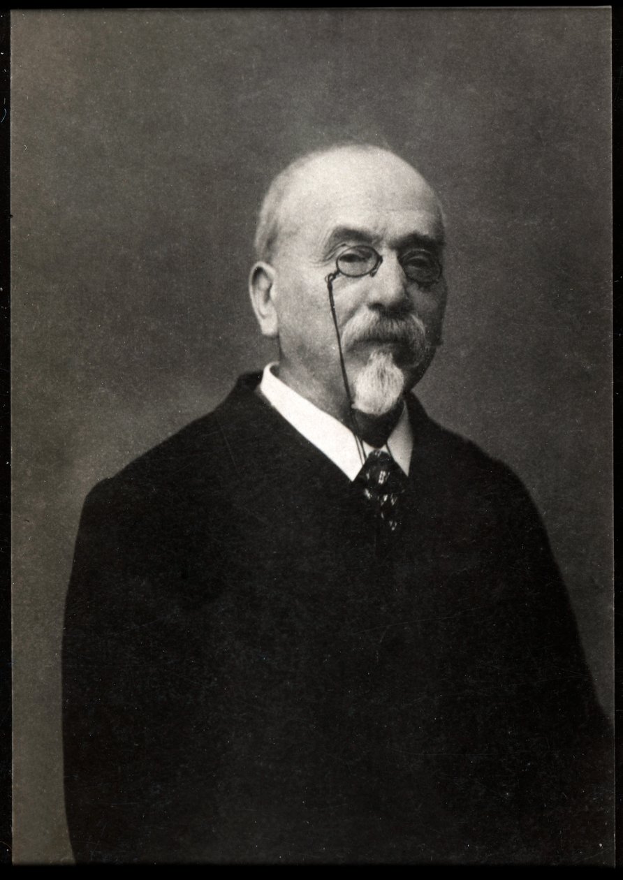 Portrett av Victor Cherbuliez (1829-1899), fransk forfatter og forfatter. av French Photographer