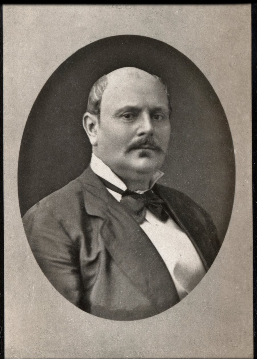 Portrett av Xavier de Montepin (1823-1902), fransk forfatter. av French Photographer