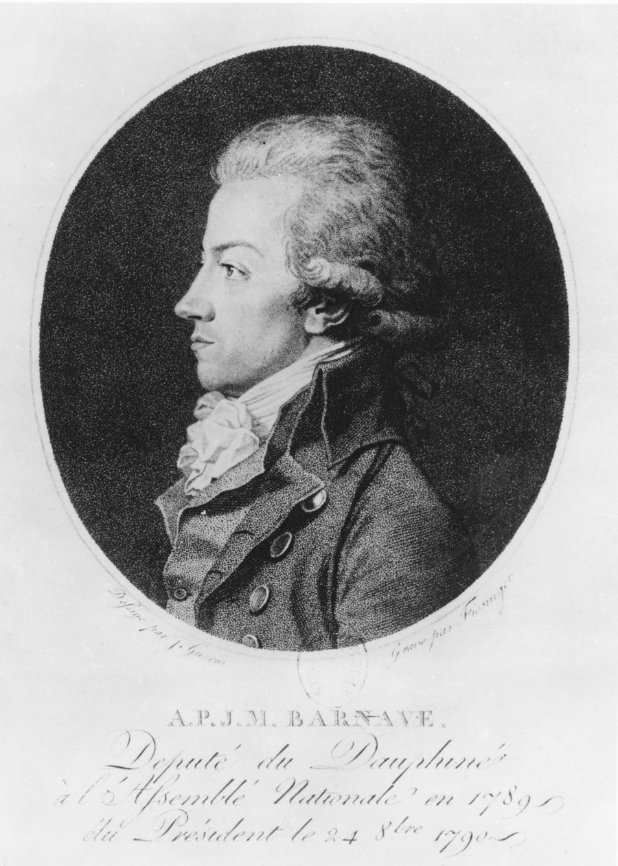 Antoine Pierre Joseph Marie Barnave av French School