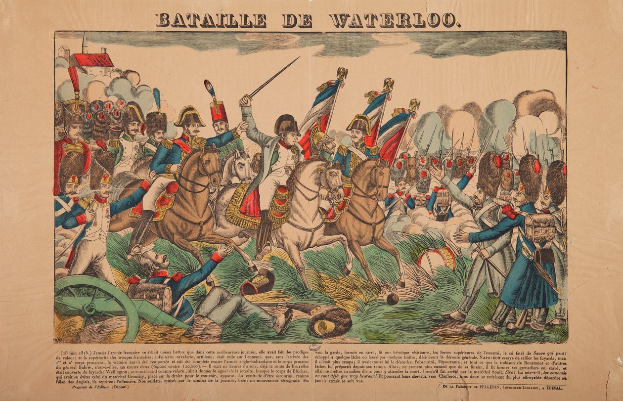 Slaget ved Waterloo av French School