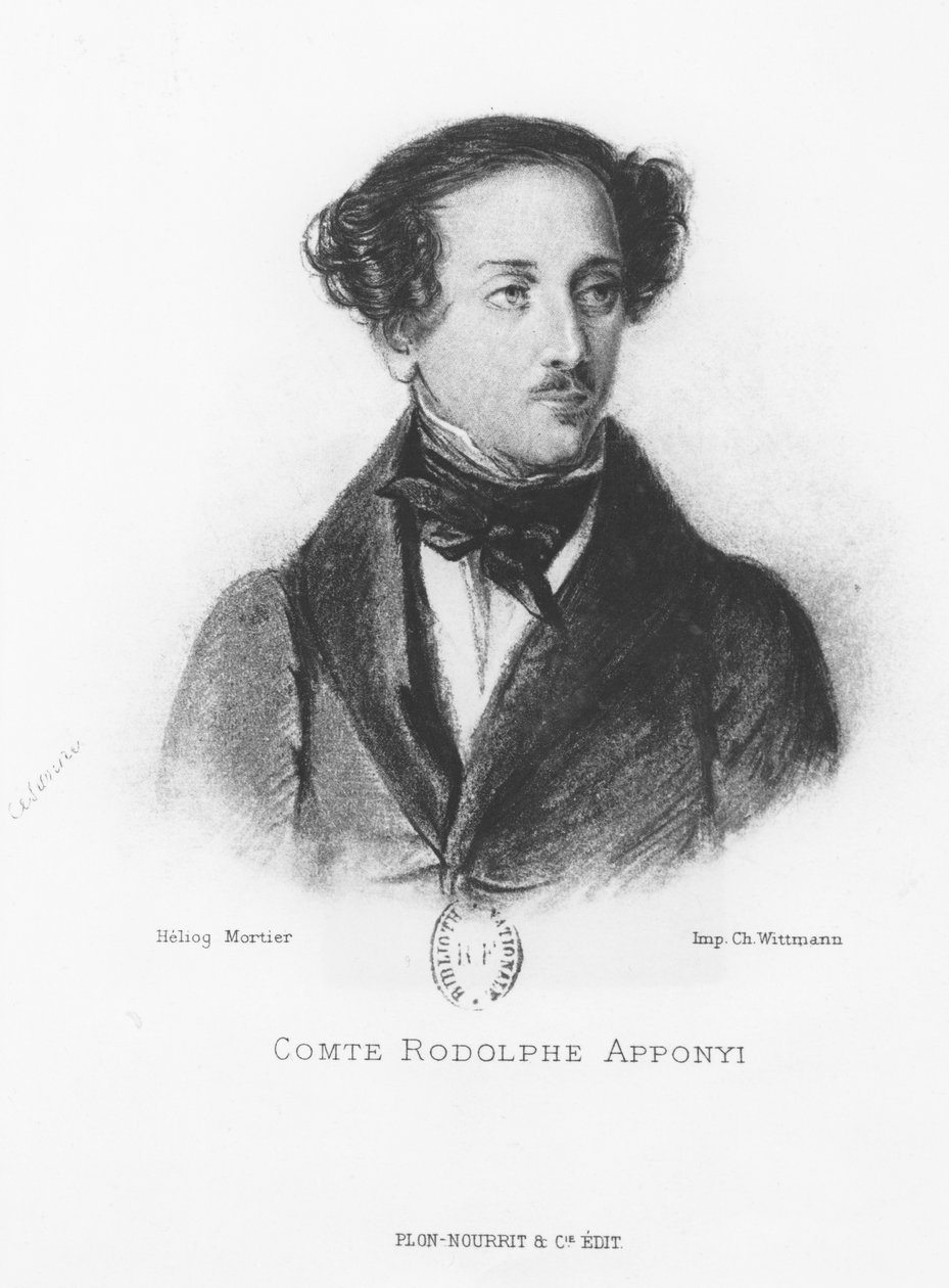 Comte Rodolphe Apponyi av French School