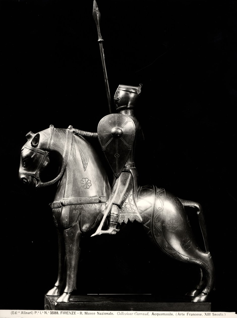 Knight Aquamanile (kobber) av French School