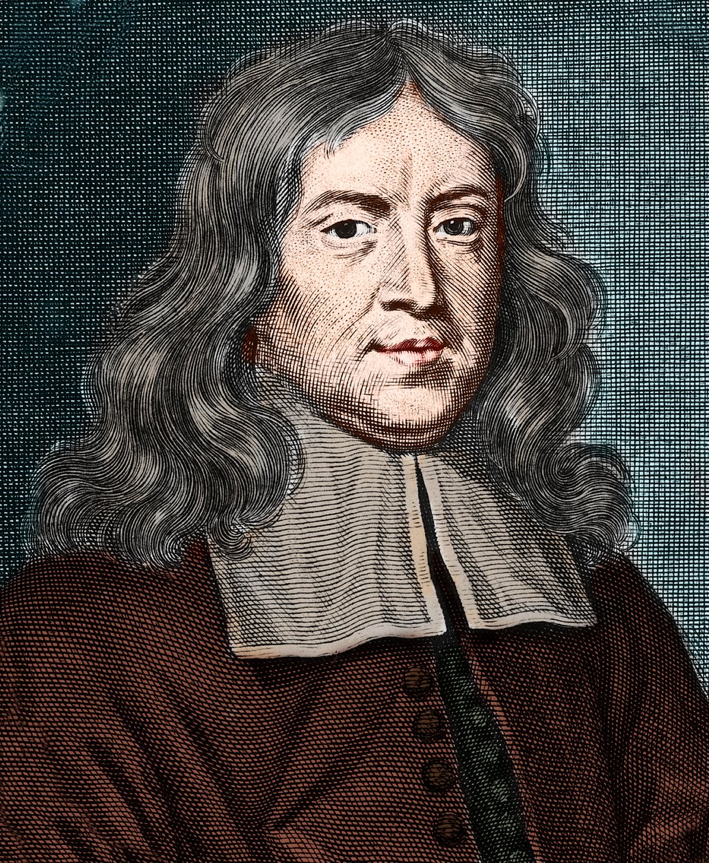 Portrett av Thomas Sydenham (1624-1689). engelsk lege. av French School