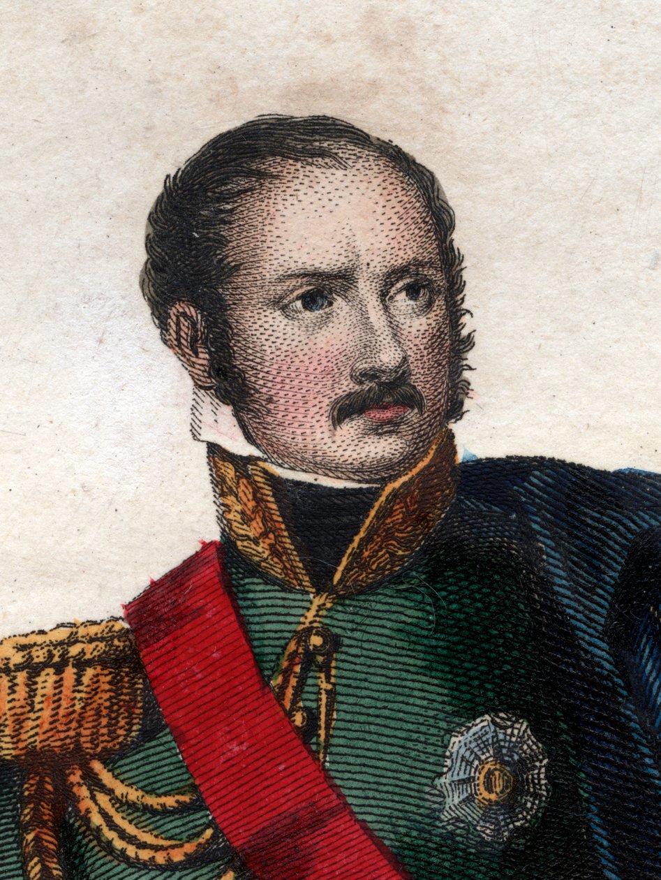 Portrett av prins Eugene Rose de Beauharnais (1781-1824), visekonge av kongeriket Italia, storhertug av Frankfurt, hertug av Leuchtenberg. av French School
