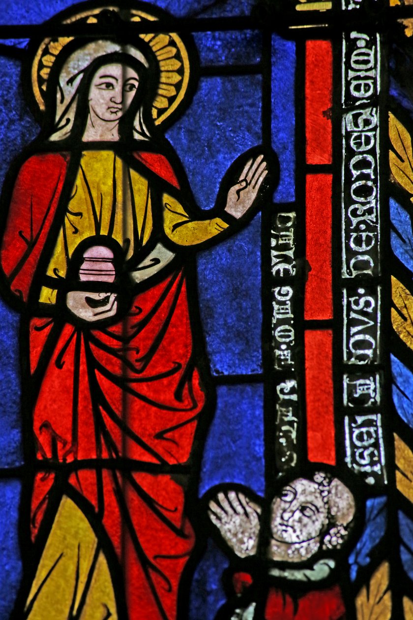 Vindu fra døperen Johanneskirken, ca. 1275 av French School
