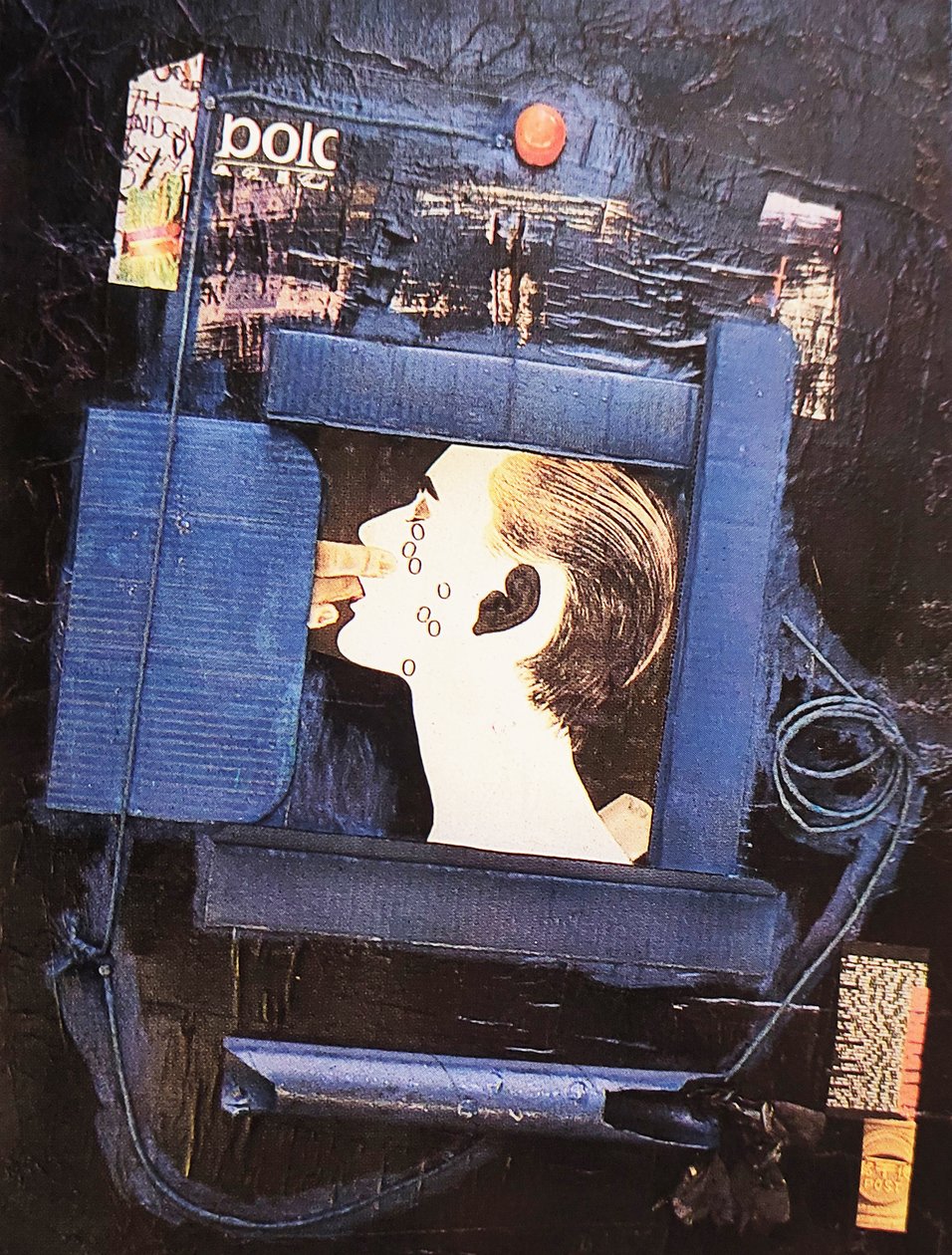 GC Riccardi, Sotto chiave, 1980, Blandede medier på lerret, 130x170, Italia. av Gian Carlo Riccardi