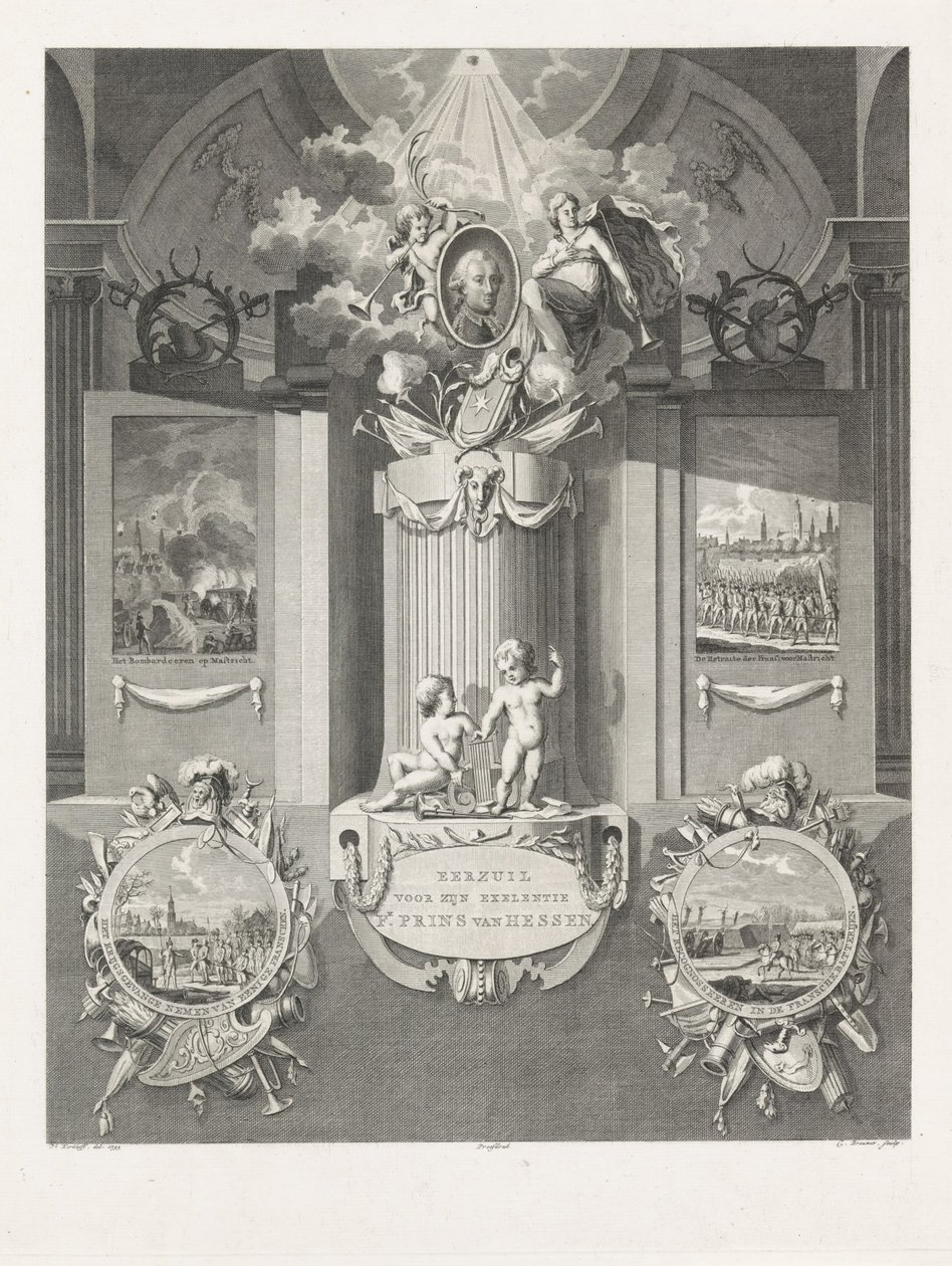 Jacques de Guise, Chronicles of Hainaut, frontispice av 1793 Cornelis