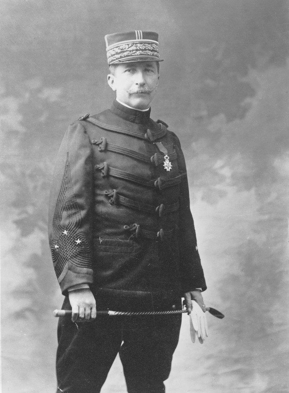 Portrett av Georges Picquart i uniform av A. Bert