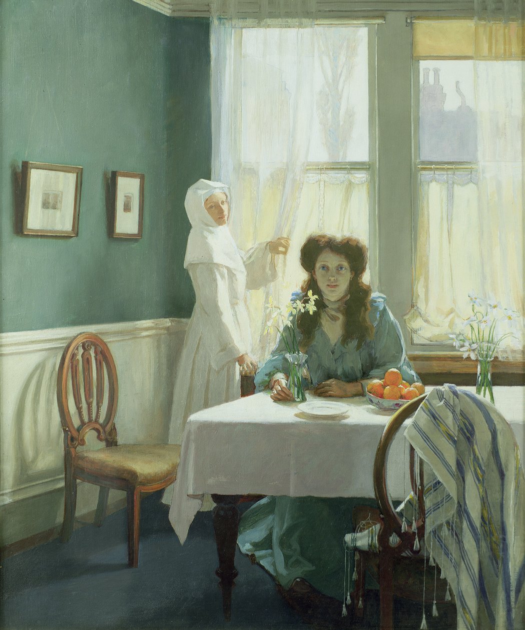 Interiør i et religiøst hus av A.M. Mitchell
