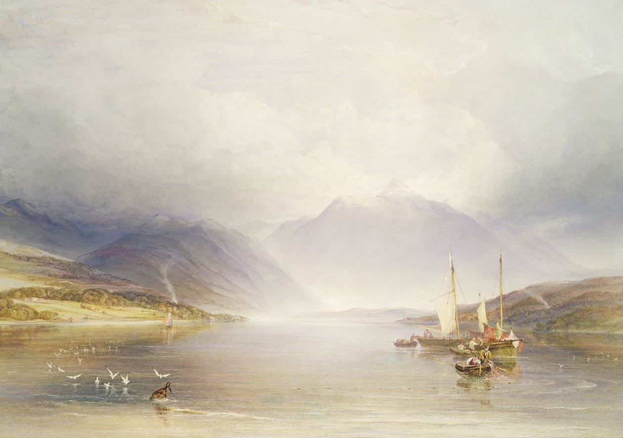 Loch Etive, Argyllshire av A.V. Copley Fielding