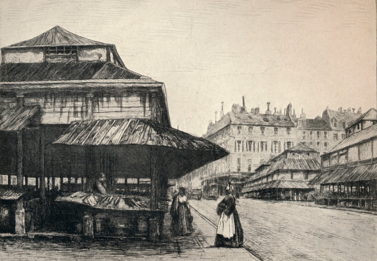 St Honore-markedet, 1915 av A. P. Martial
