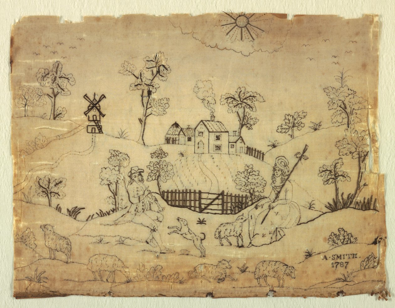 Brodert bilde av A. Smith