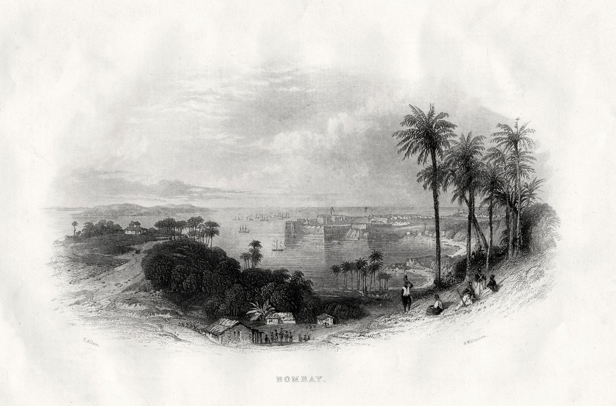 Bombay, India, 1860 av A. Willmore
