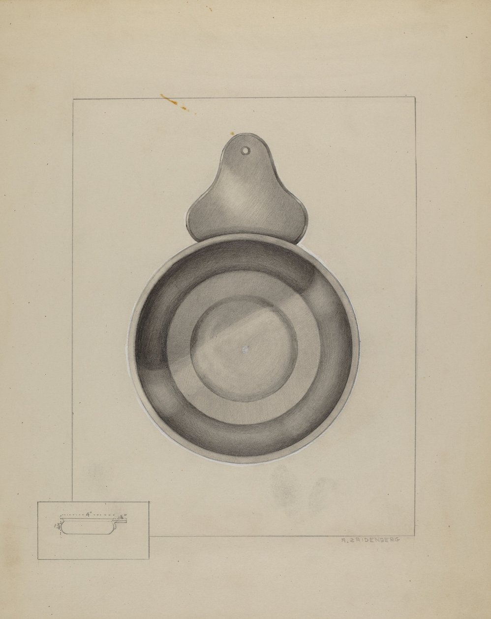 Tinn Porringer av A. Zaidenberg