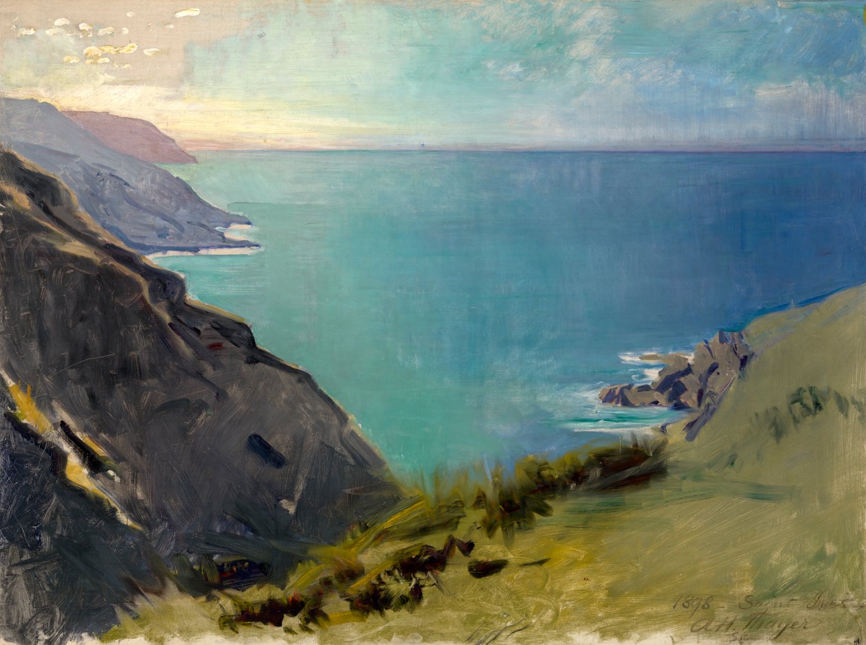 Cornish Headlands, 1898. av Abbott Handerson Thayer
