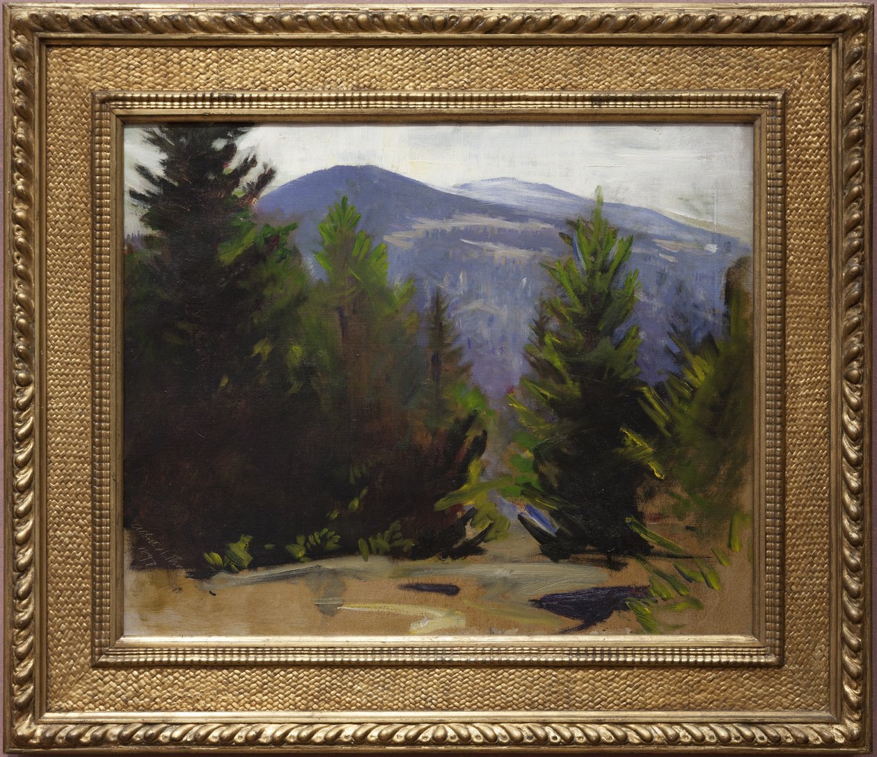 Skisse av Monadnock Mountain, 1897 av Abbott Handerson Thayer
