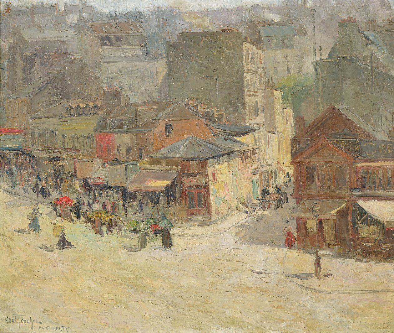 Gatebilde i Montmartre av Abel Truchet