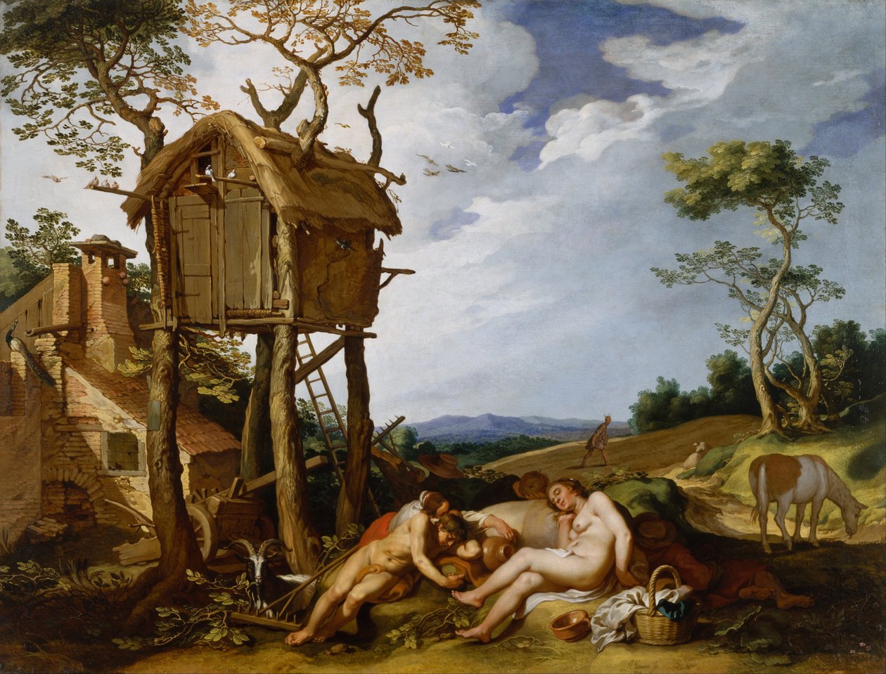 Lignelse om hveten og tarene av Abraham Bloemaert