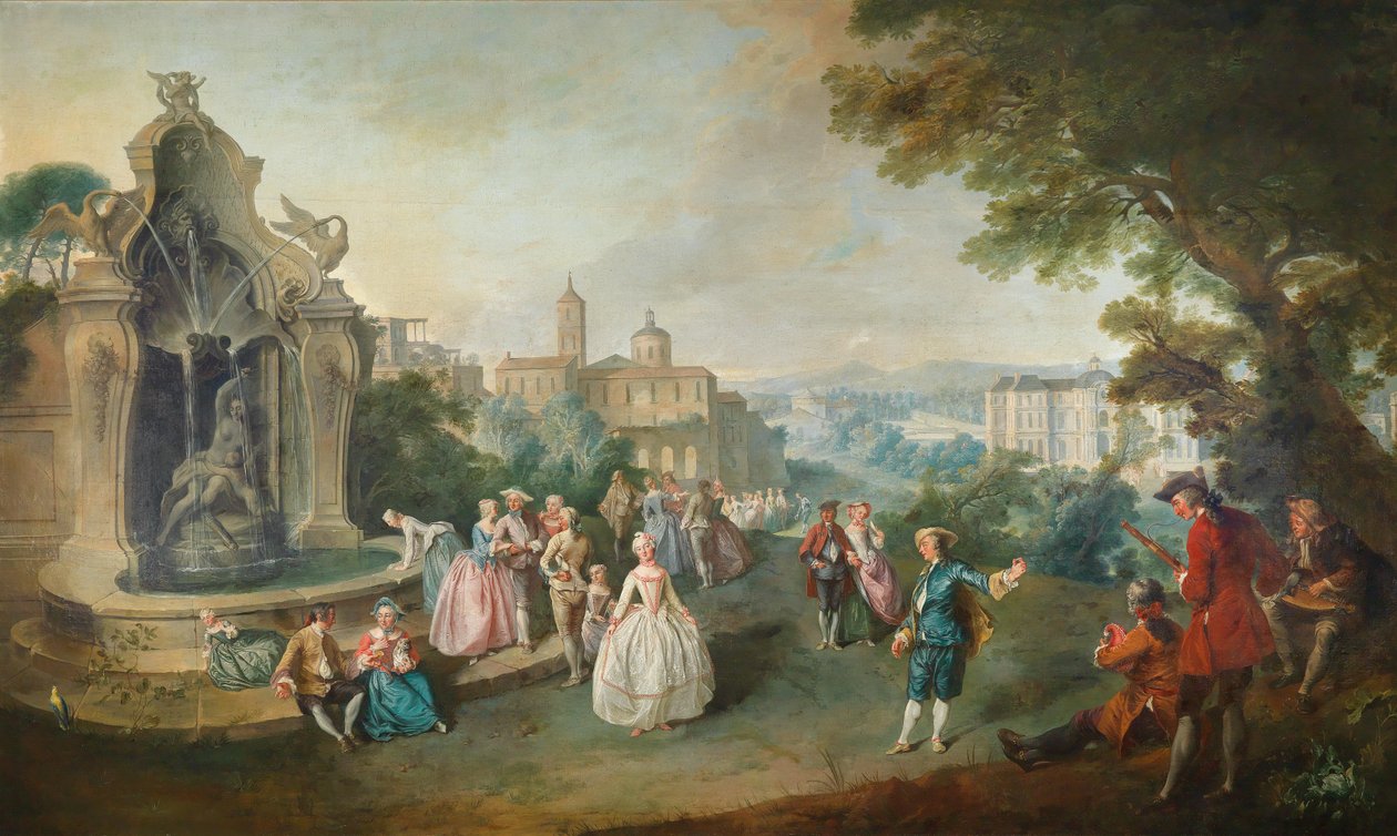 Elegant selskap av Abraham Ignace Bolkman