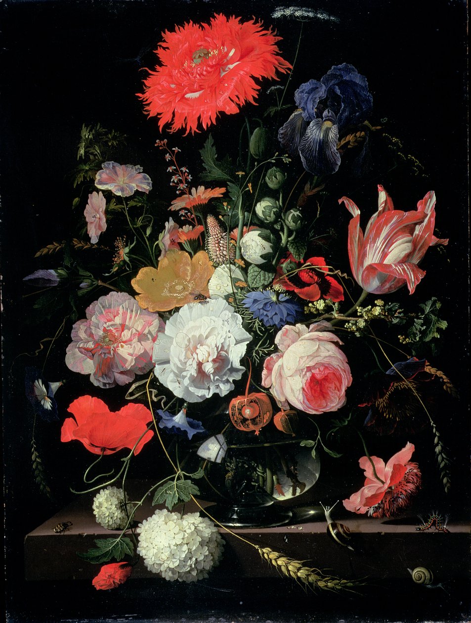 Blomsterstykke av Abraham Mignon