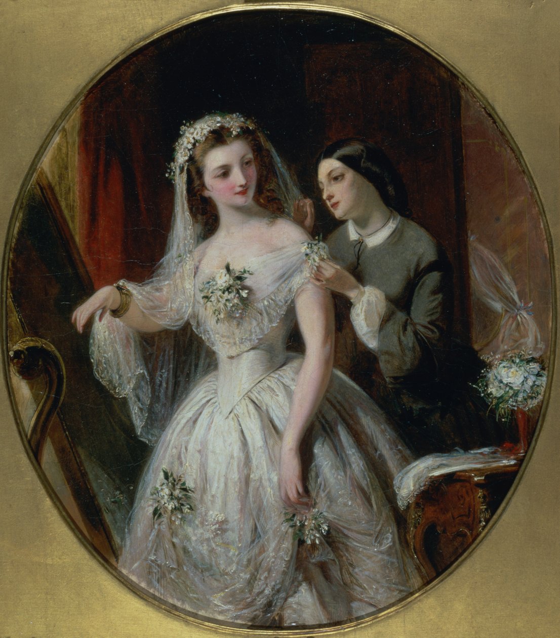 Brudekjolen (se også 126768) av Abraham Solomon