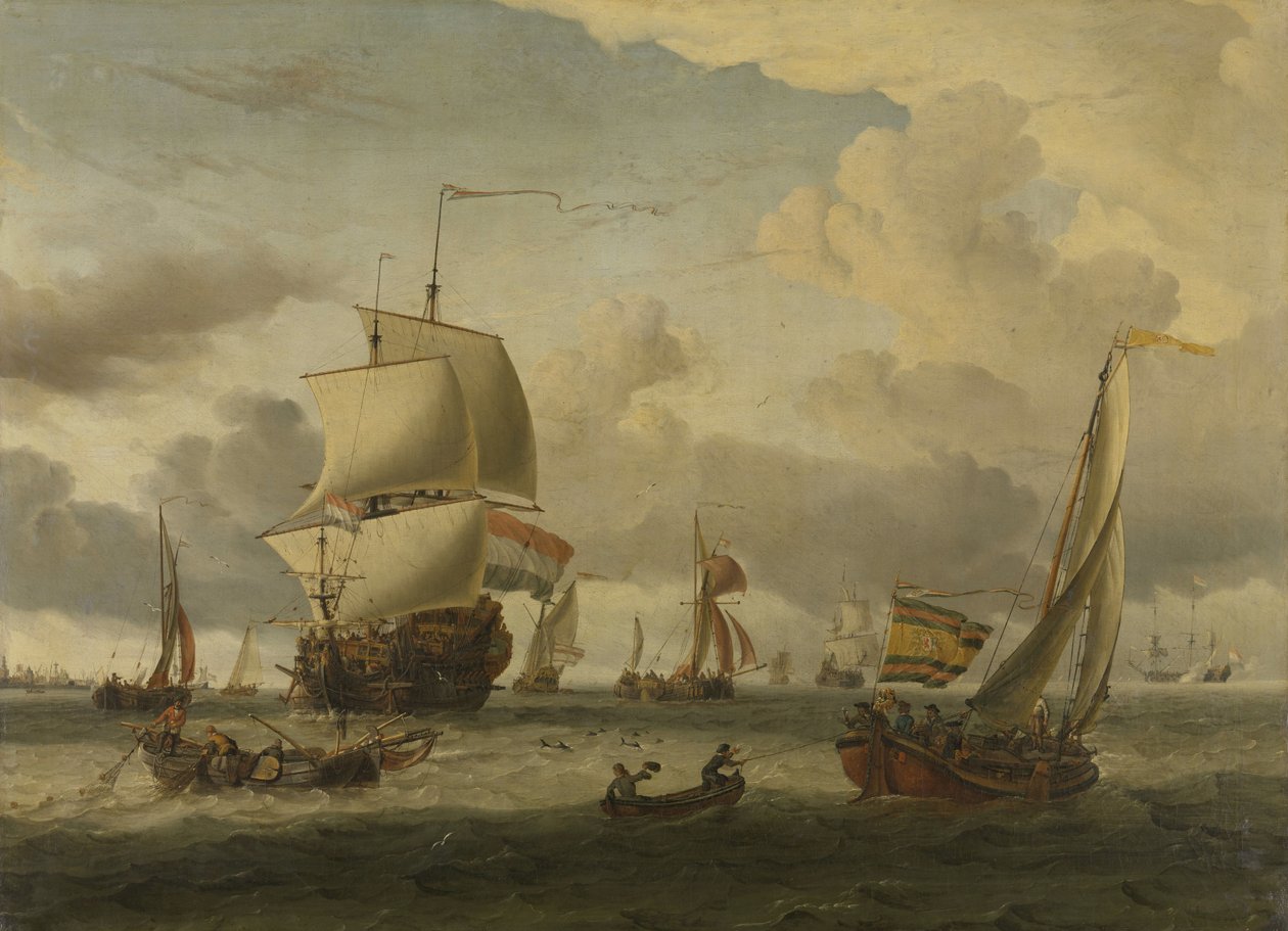 Enkhuizen veigård av Abraham Storck