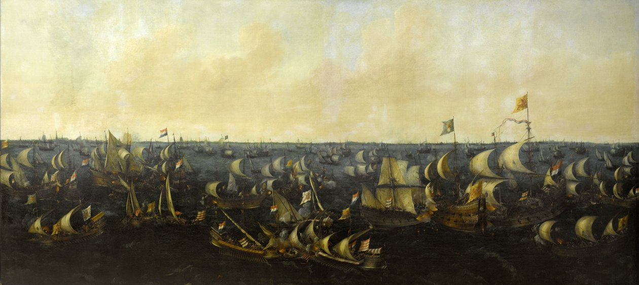 Kamp på Zuiderzee av Abraham de Verwer  