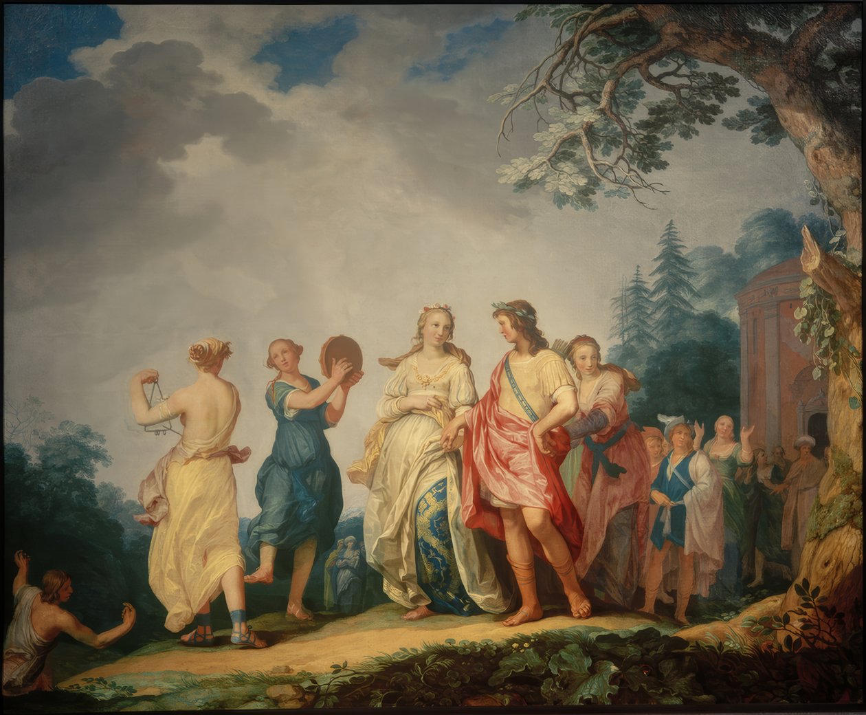 Amaryllis og Mirtillo av Abraham Bloemaert