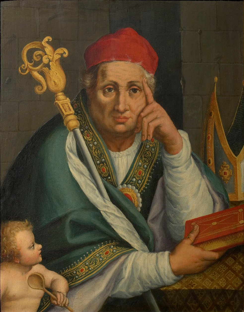 Augustin av Hippo. av Abraham Bloemaert