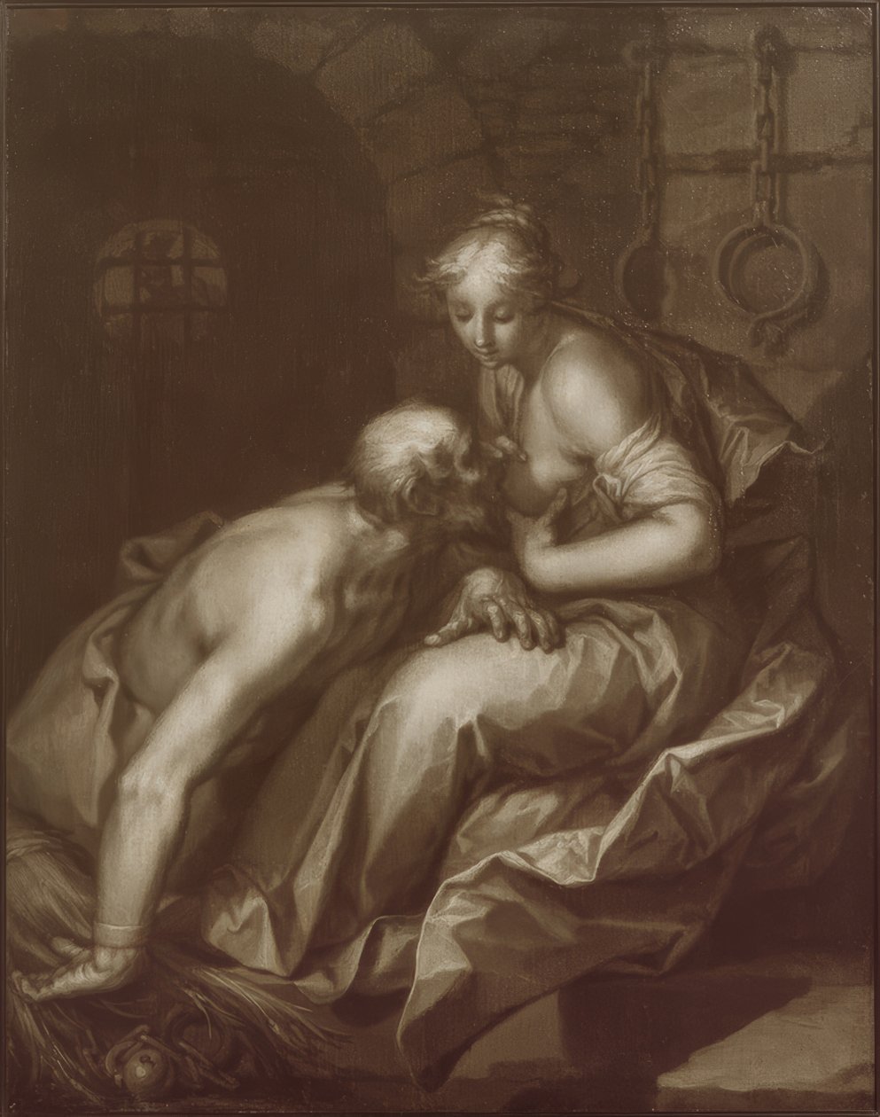 Caritas Romana av Abraham Bloemaert