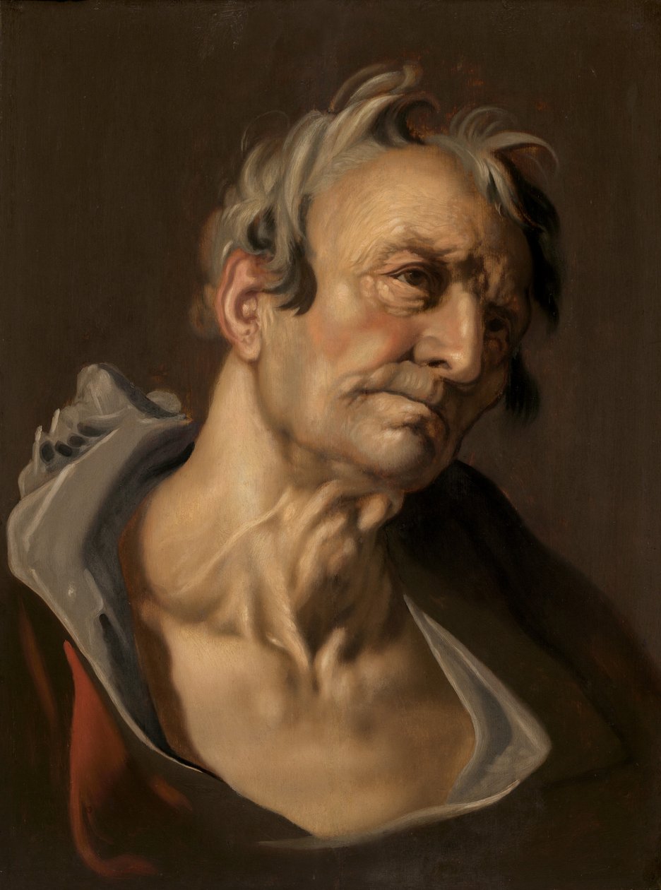Leder av en gammel mann av Abraham Bloemaert