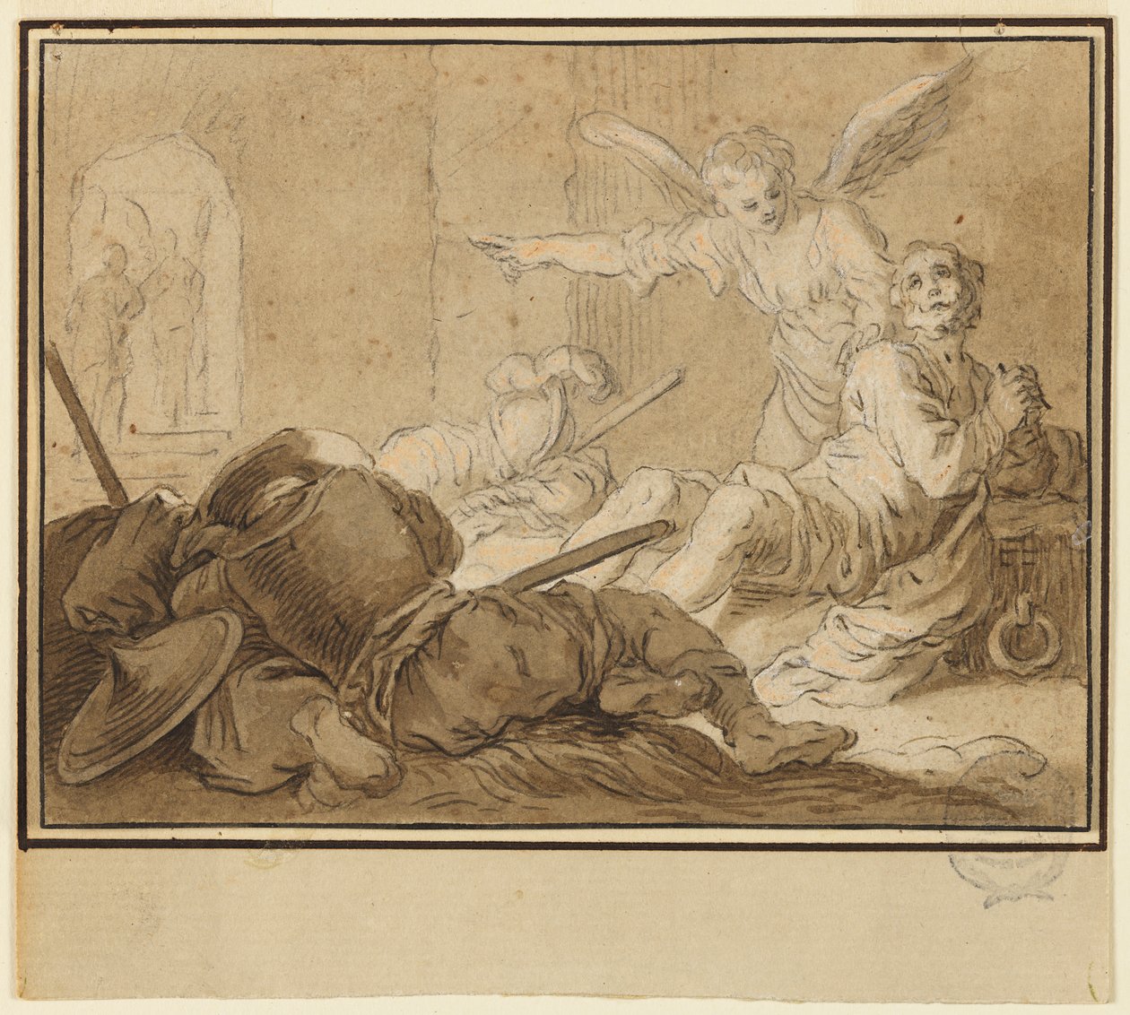 Frigjøring av St. Peter av Abraham Bloemaert