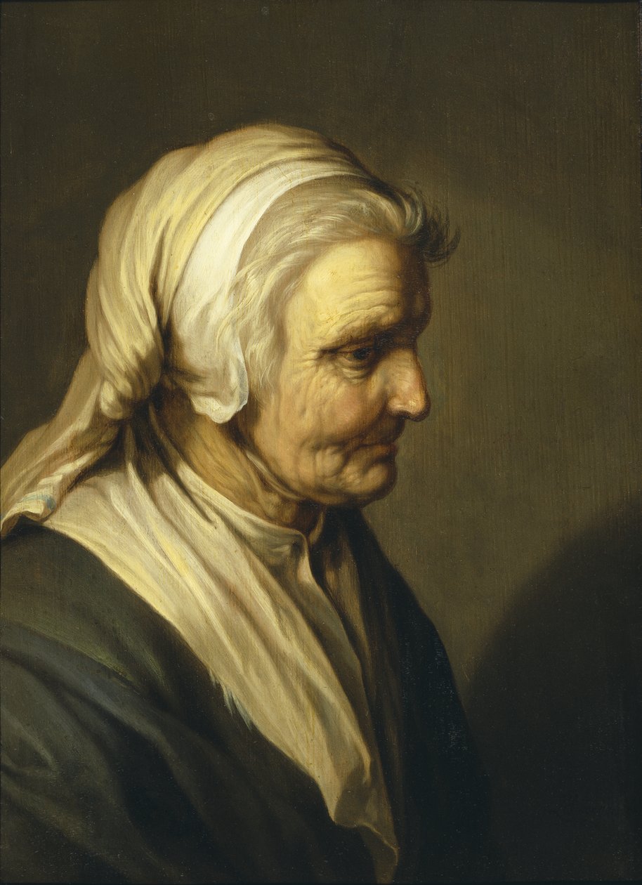 Gammel kvinne, 1635 av Abraham Bloemaert