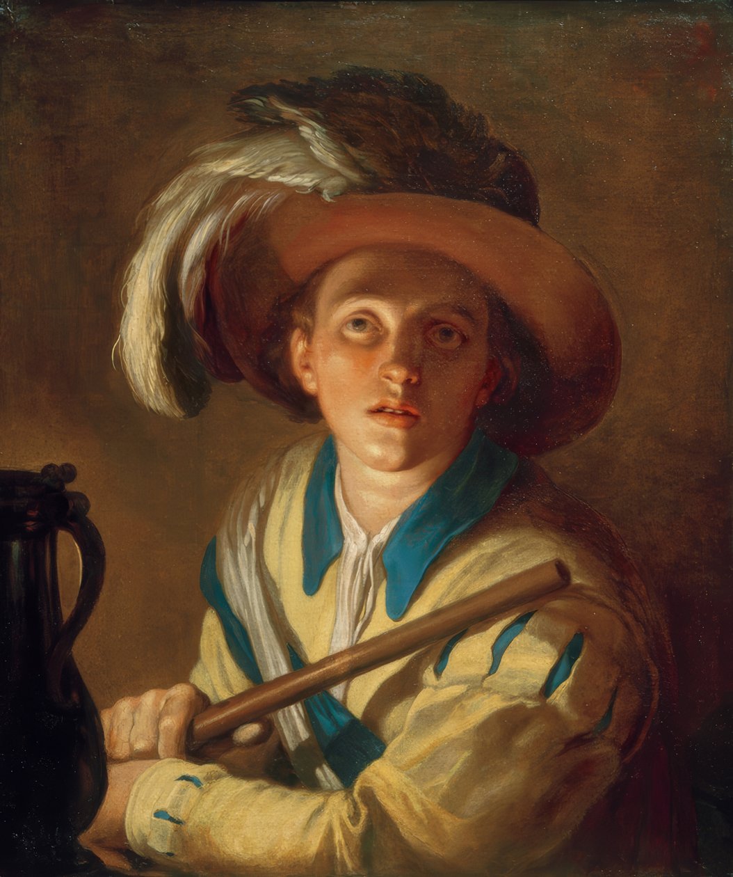 Fløytespiller av Abraham Bloemaert
