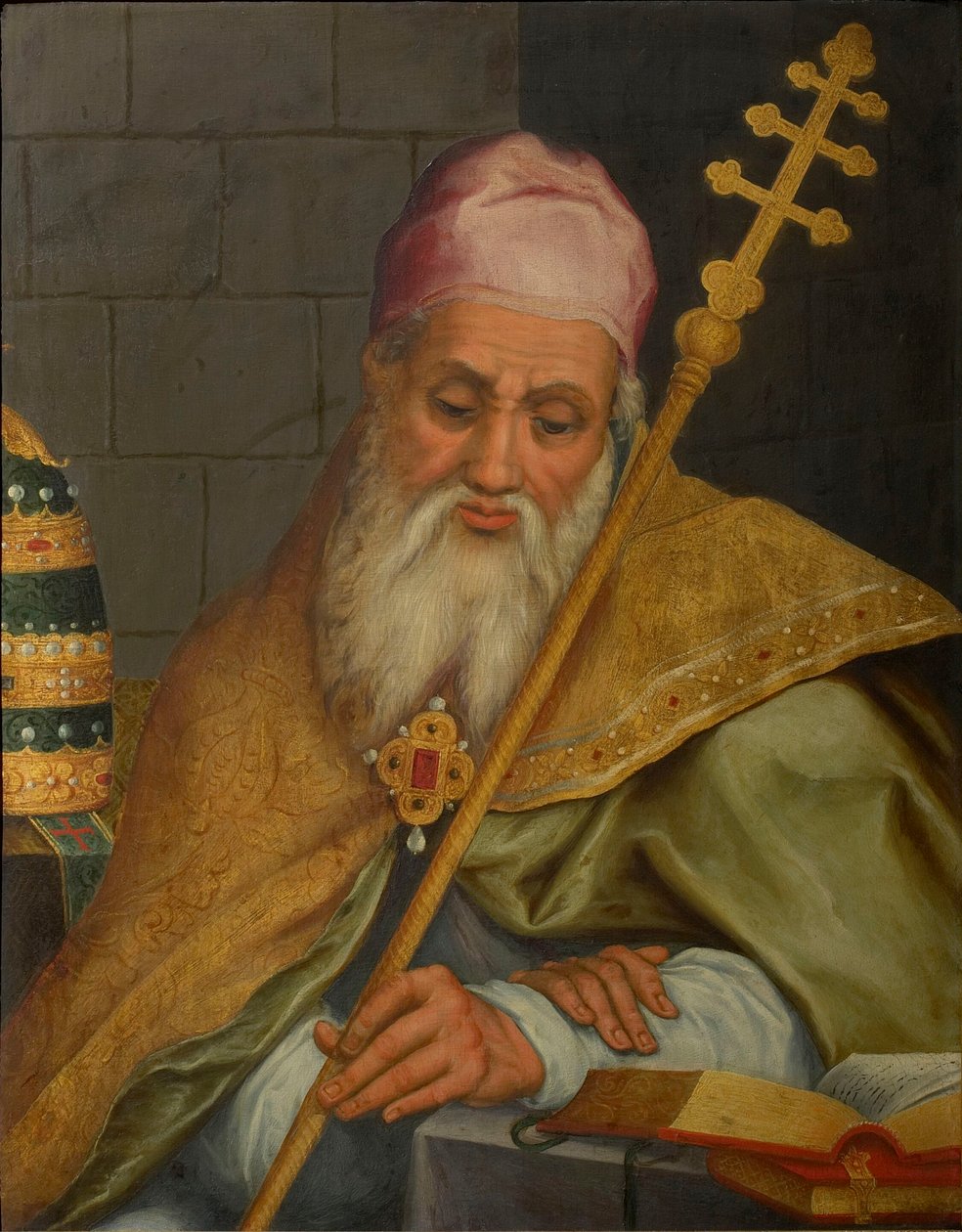 Den hellige Gregor den store. av Abraham Bloemaert