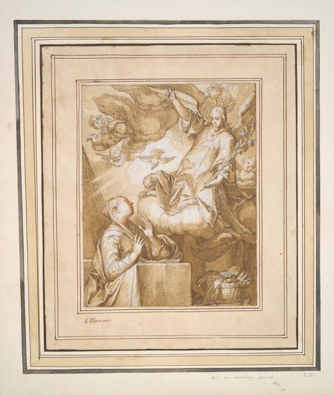 Kunngjøringen av Abraham Bloemaert