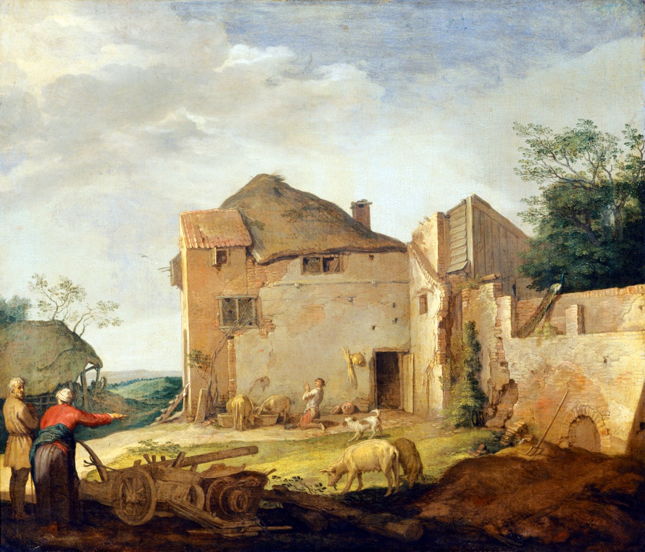 Den fortapte sønn som en svineflokk av Abraham Bloemaert